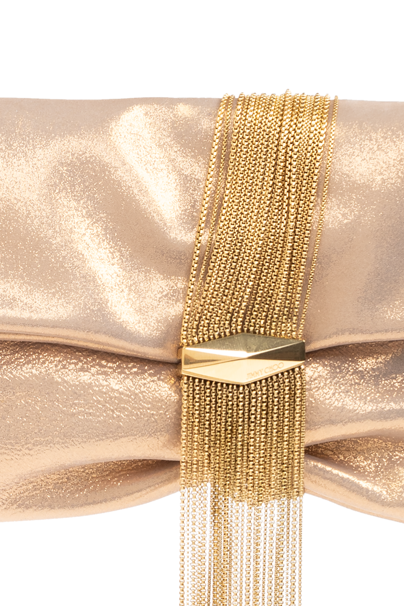 Gold Clutch bag `Zandra` Jimmy Choo - Vitkac AS